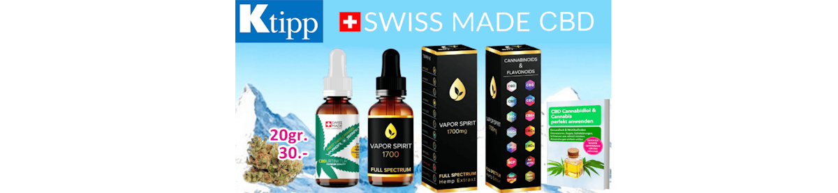 Vapor Spirit CBD Shop Zürich, CBD kaufen Schweiz & CBD Öl