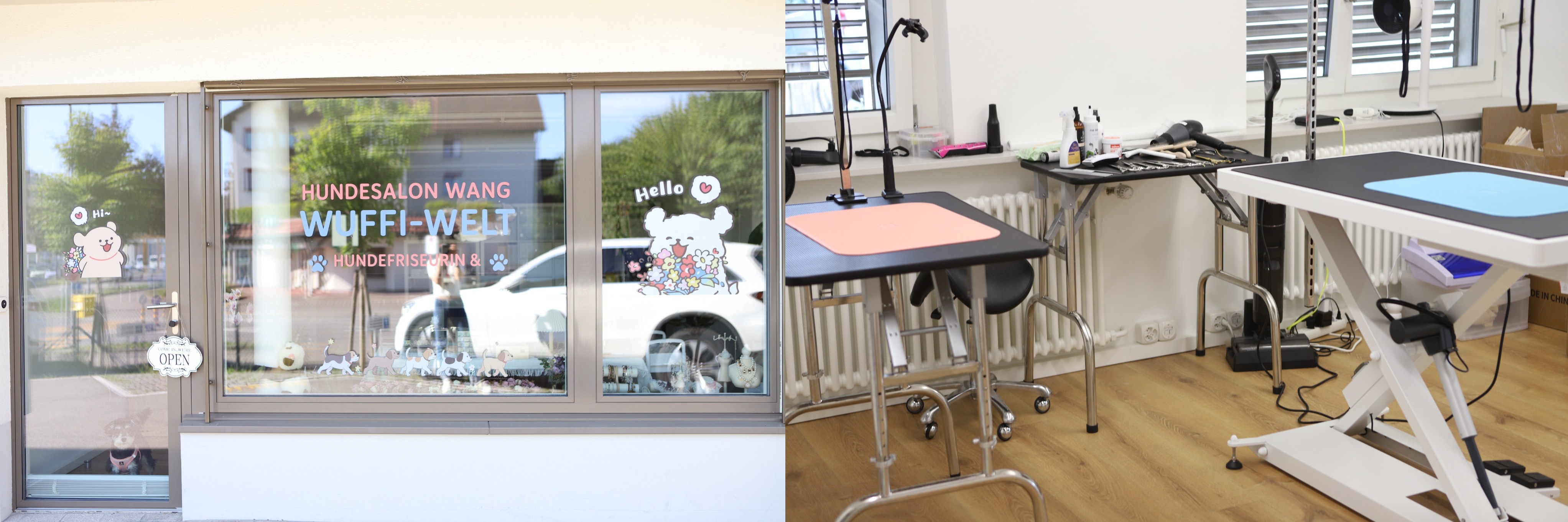 Hundesalon Wang Wuffi-Welt - Klicken, um das Panorama Bild vergrössert darzustellen