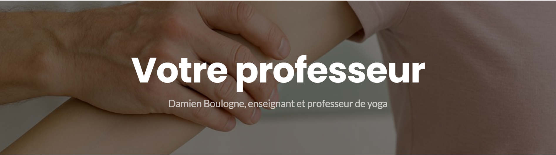 Boulogne Damien - Professeur de yoga - Cliccare per ingrandire l’immagine panoramica