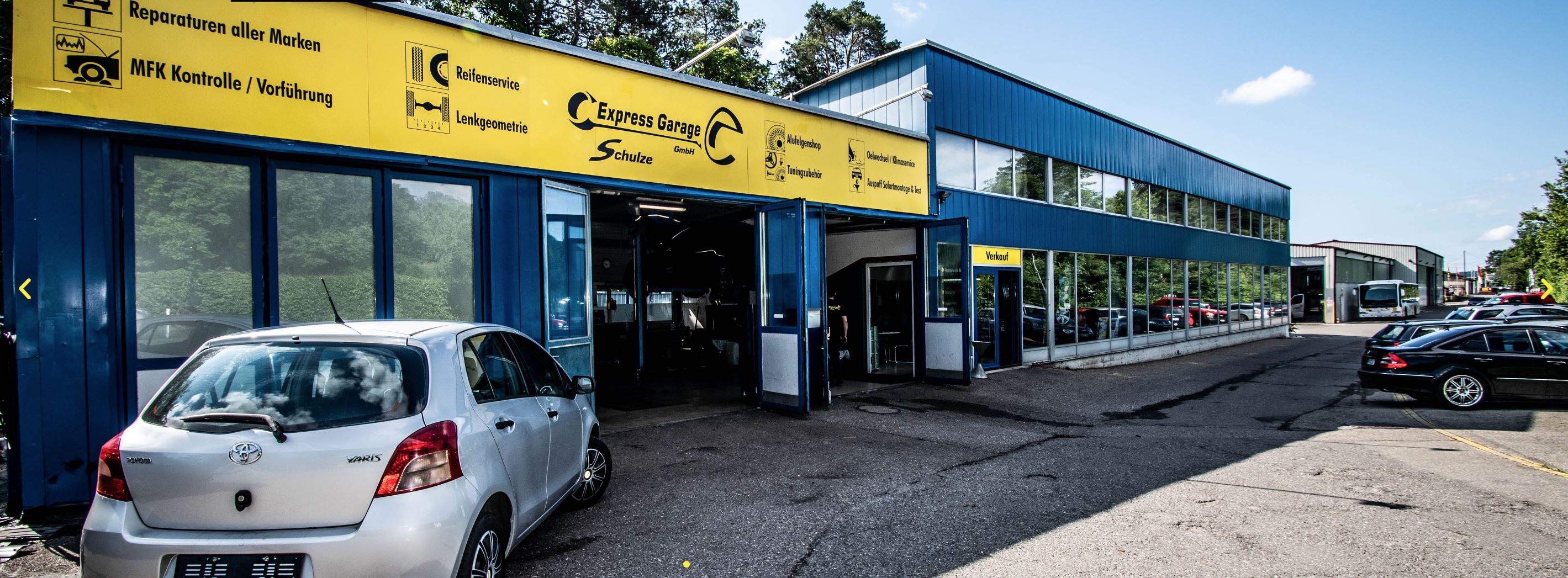 Express Garage Schulze GmbH - Klicken, um das Panorama Bild vergrössert darzustellen