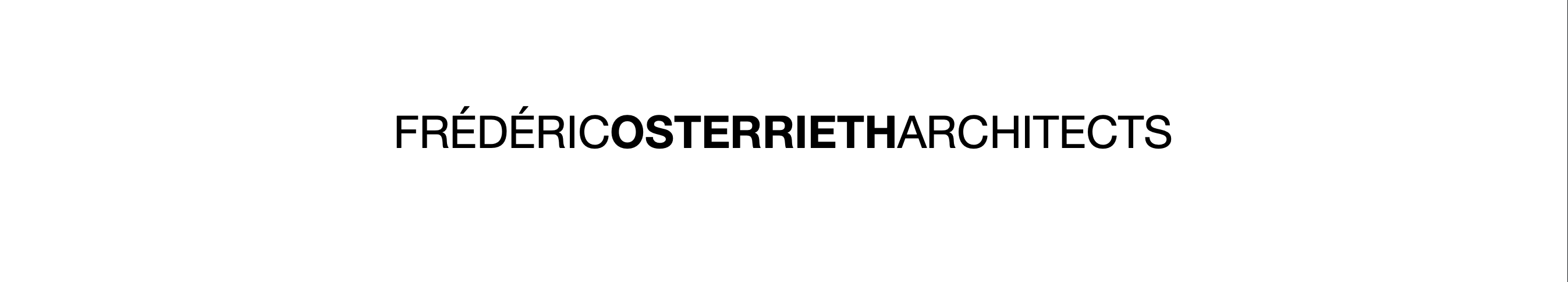 Frédéric Osterrieth Architects SA