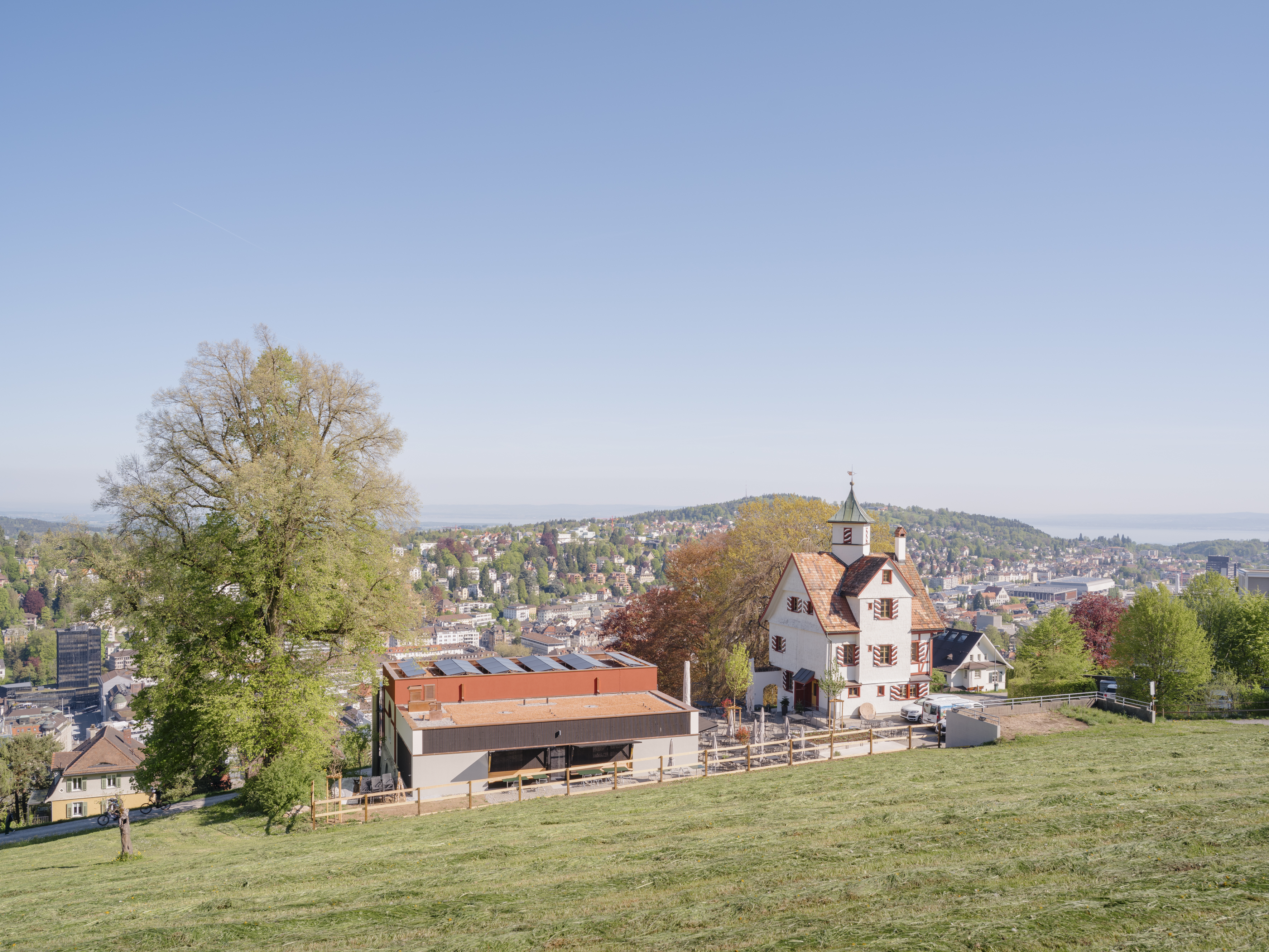 Hotel Restaurant Falkenburg St. Gallen – cliquer pour agrandir l’image panoramique