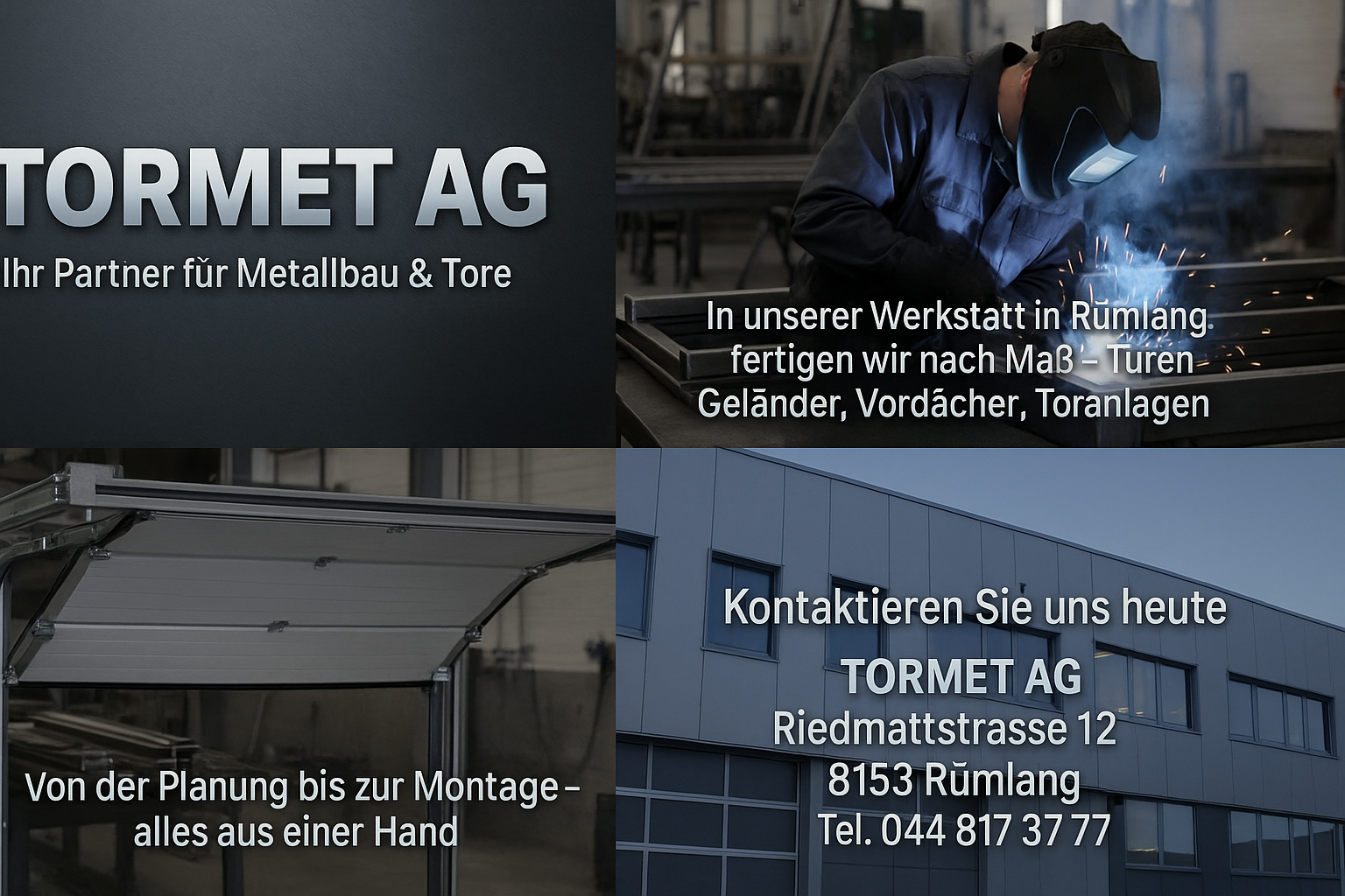 TorMet Tor + Metallbau AG - Klicken, um das Panorama Bild vergrössert darzustellen