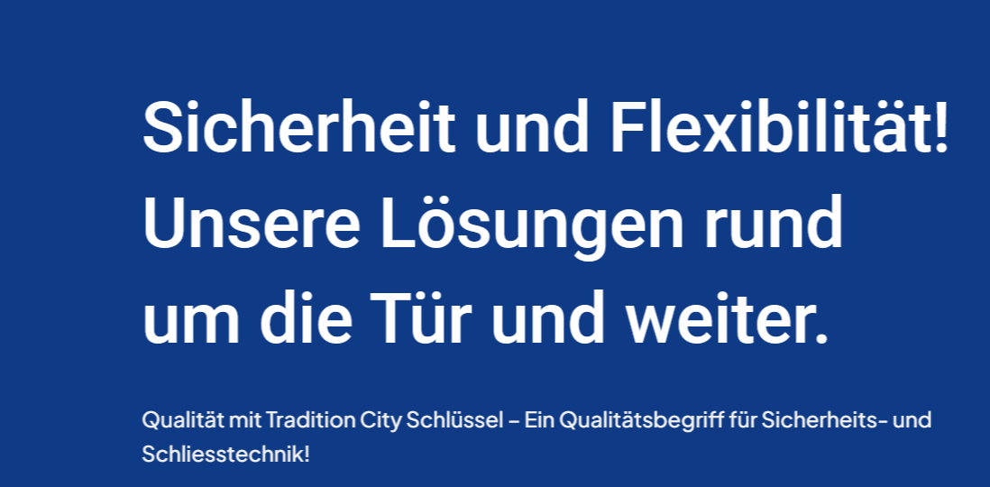 City Schlüssel Zumstein & Partner AG