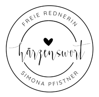 Logo Härzenswort - Freie Rednerin Simona Pfistner