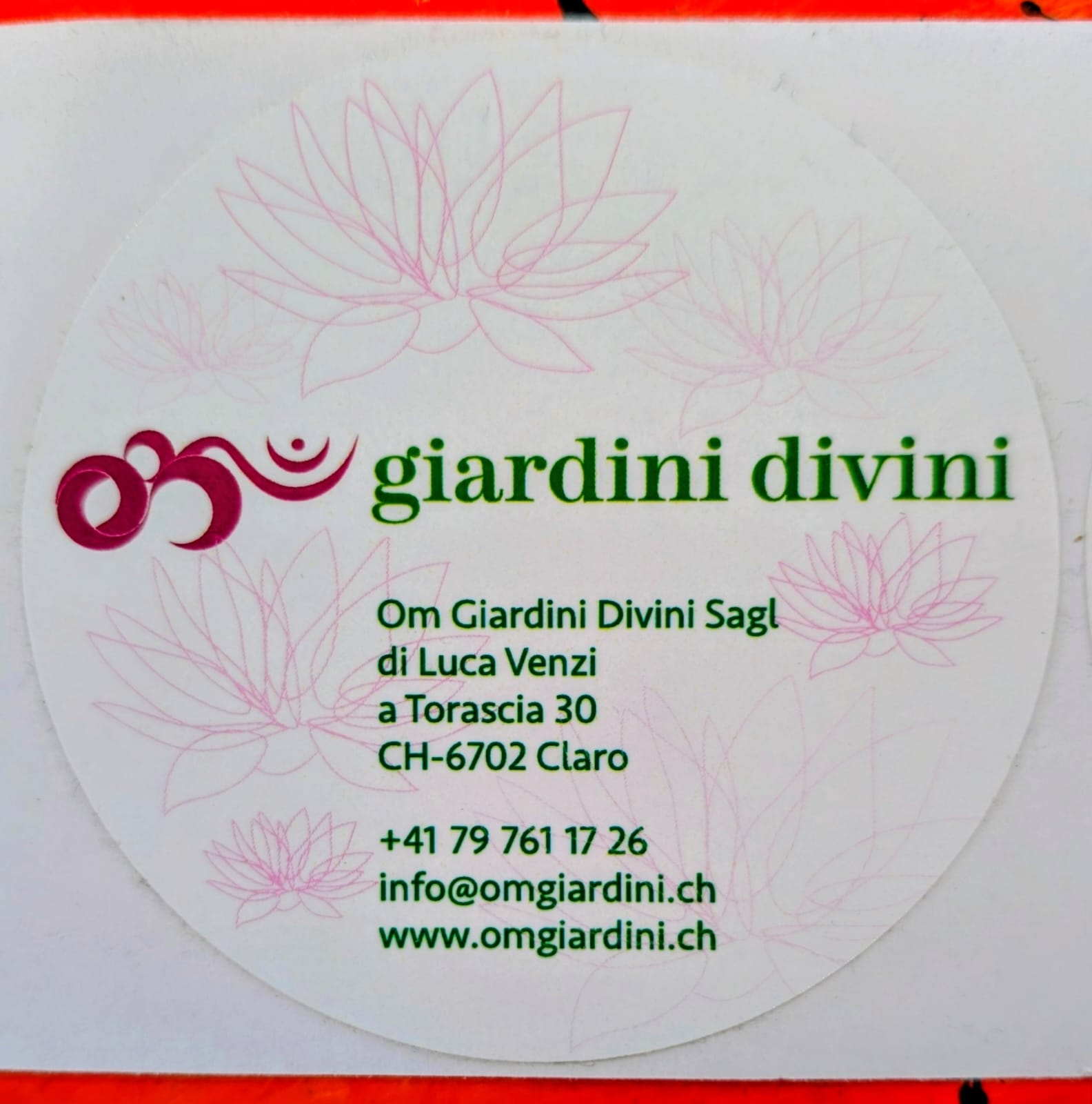Logo OM Giardini Divini Sagl