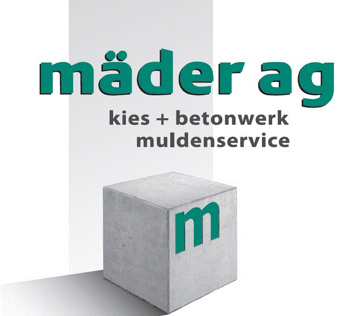 Mäder AG Kies- & Betonwerk-Logo