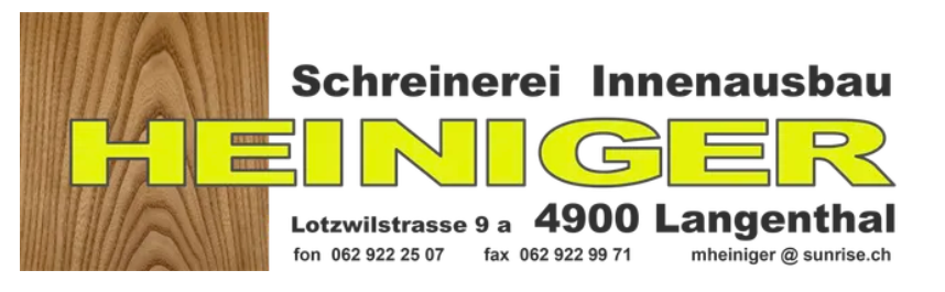 Schreinerei Innenausbau Heiniger logo
