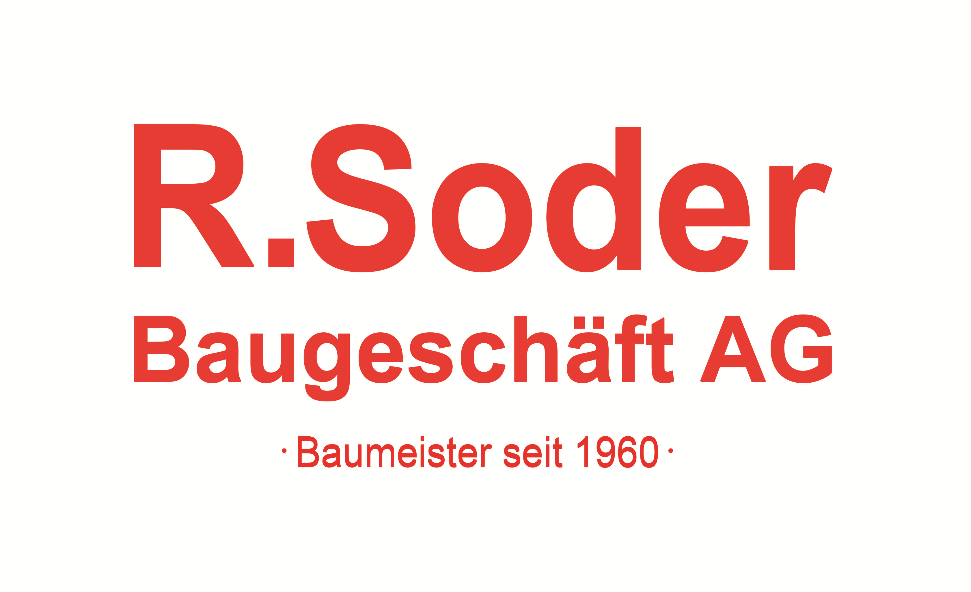 R.Soder Baugeschäft AG-Logo