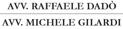 Logo Studio Legale e Notarile Dadò - Gilardi
