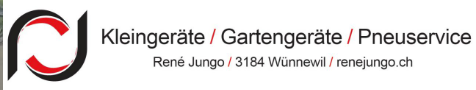 RJ Kleingeräte Gartengeräte Pneuservice-Logo
