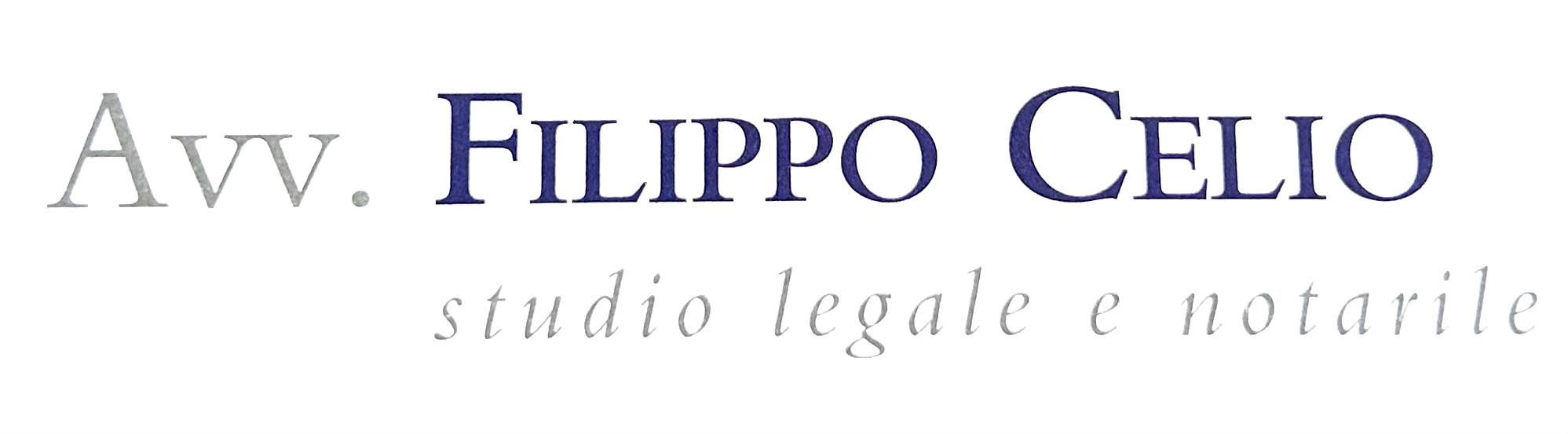 Logo Avv. Filippo Celio | Studio legale e notarile | Sede di Lugano