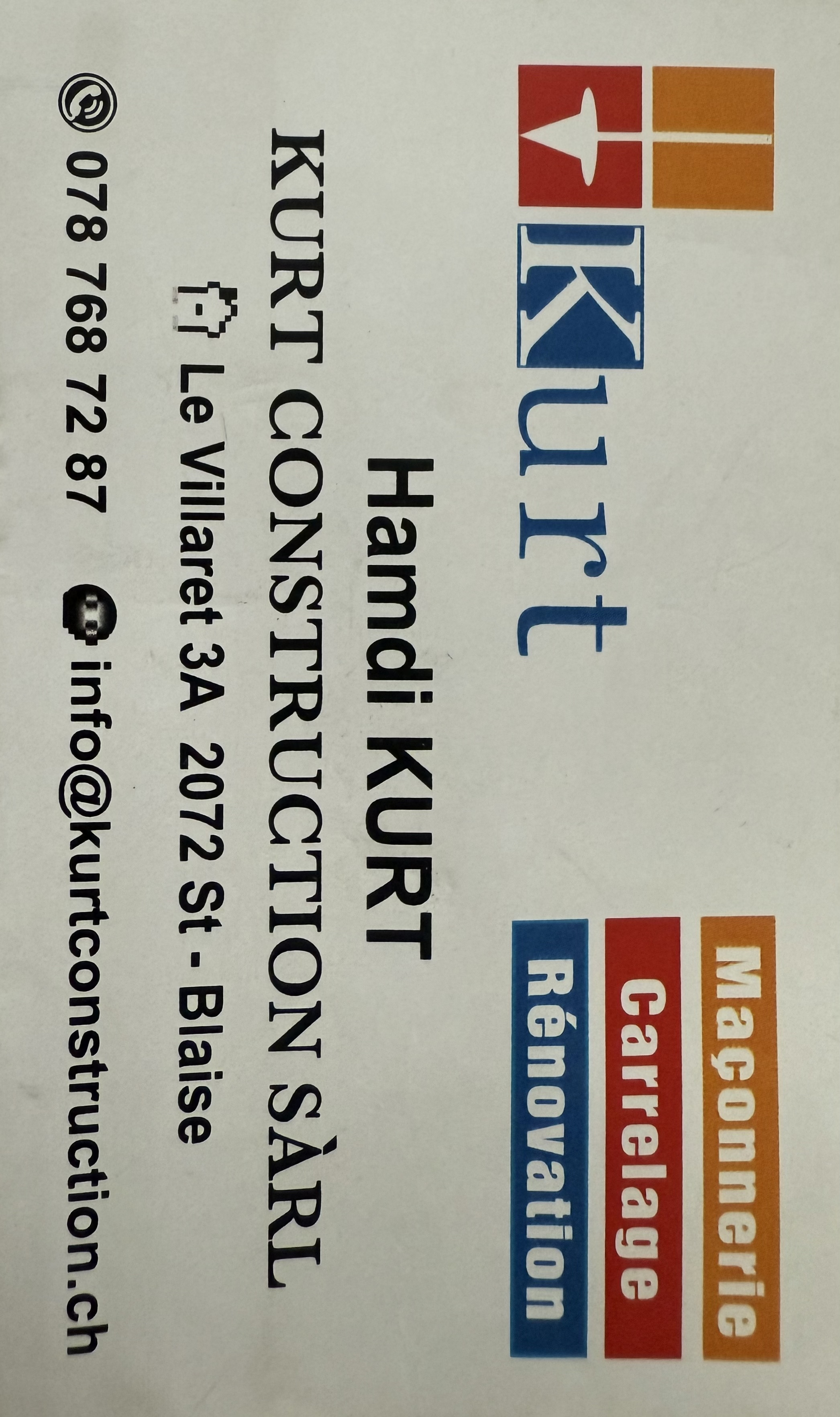 Kurt construction Sàrl-Logo