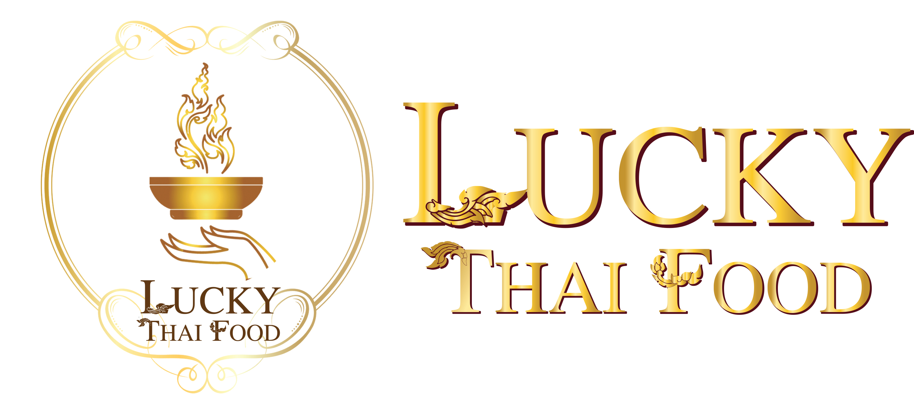 Lucky Thai Food logo