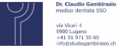 Logo dr. med. dent. Gambirasio Claudio