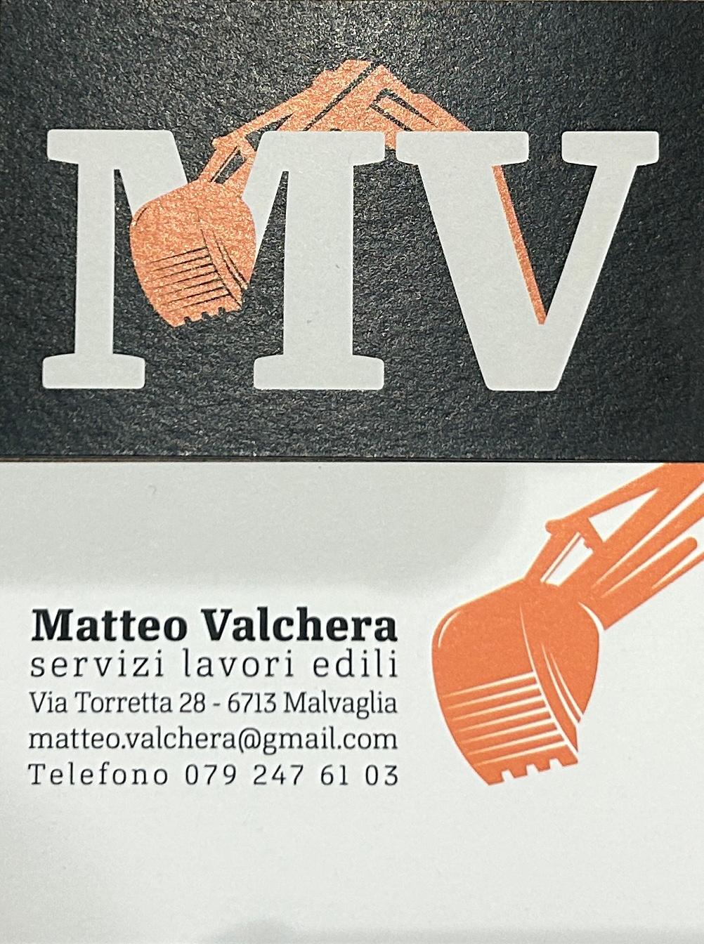 Logo MV servizi lavori edili di Matteo Valchera