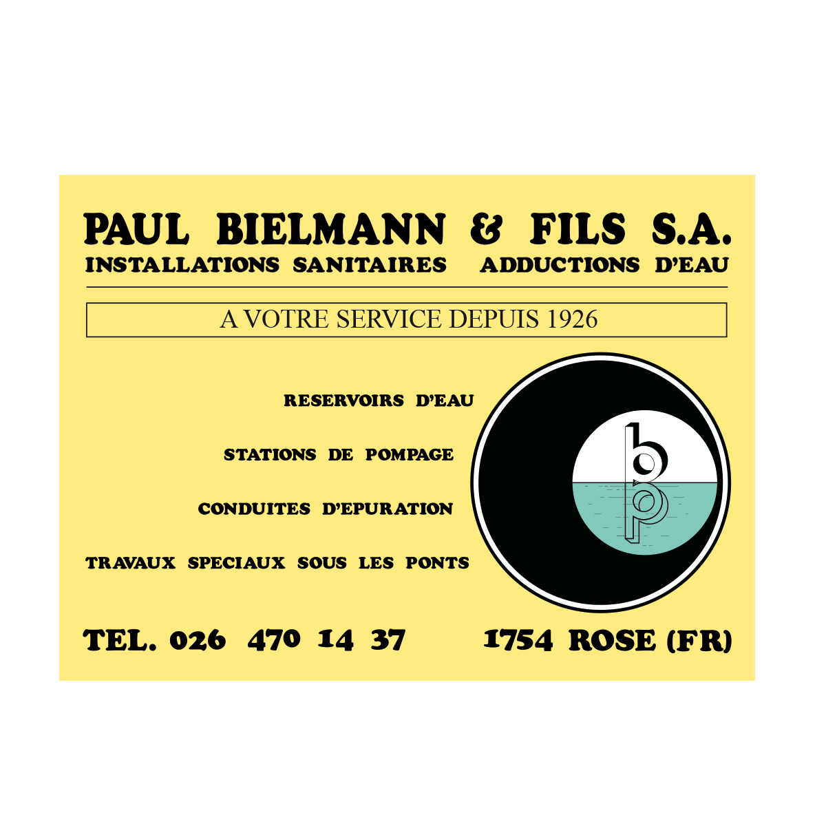Bielmann Paul & Fils SA logo