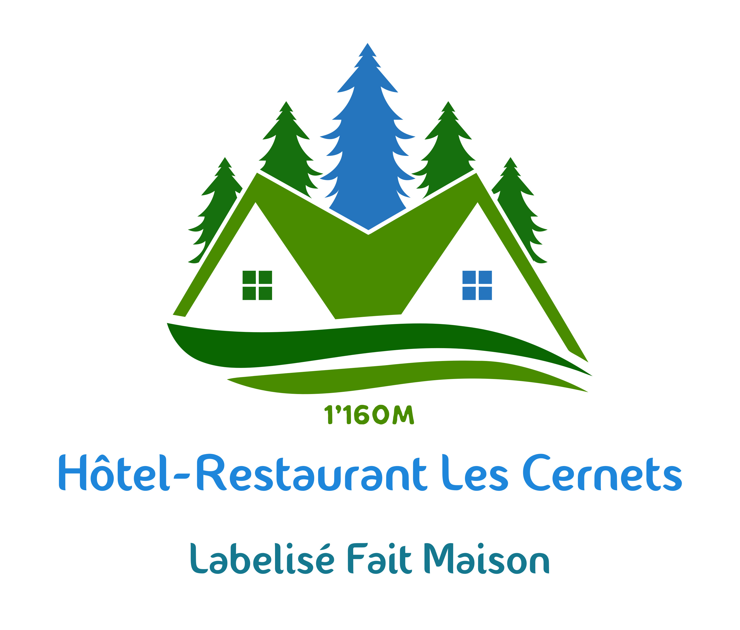 Logo Hôtel Restaurant les Cernets Swiss-Lodge SSH