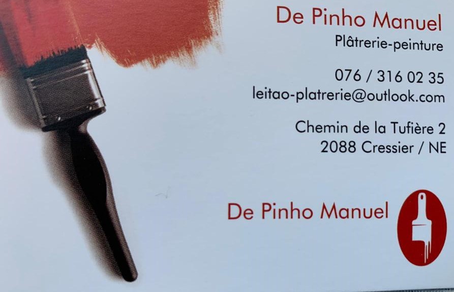 De Pinho Manuel Plâtrerie - Peinture-Logo