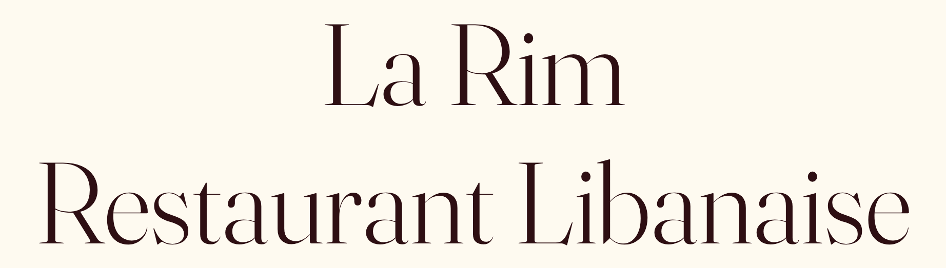La Rim Libanesisches Restaurant-Logo