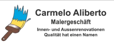 Aliberto Carmelo Malergeschäft-Logo