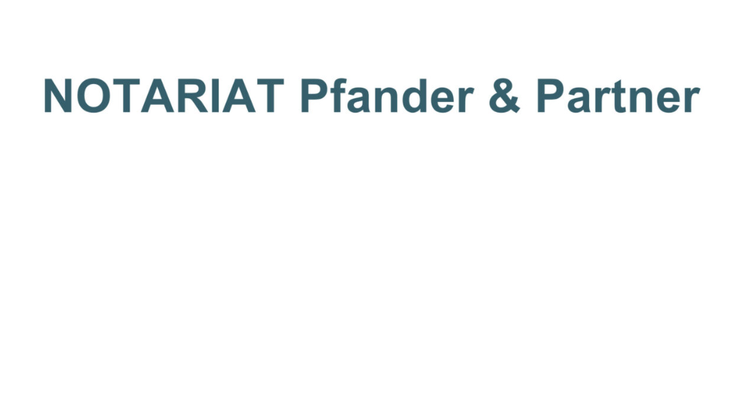 NOTARIAT Pfander & Partner logo