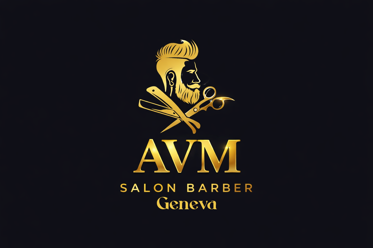 ANTHONIPILLAI, AVM Coiffeur-Logo
