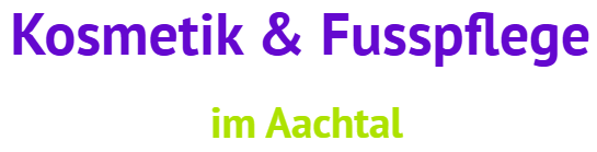 Logo Kosmetik & Fusspflege Cornelia Aeberhard