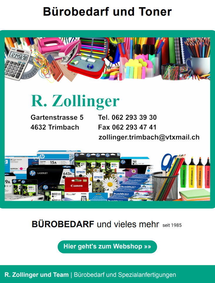 R.Zollinger Bürobedarf & Spezialanfertigungen-Logo