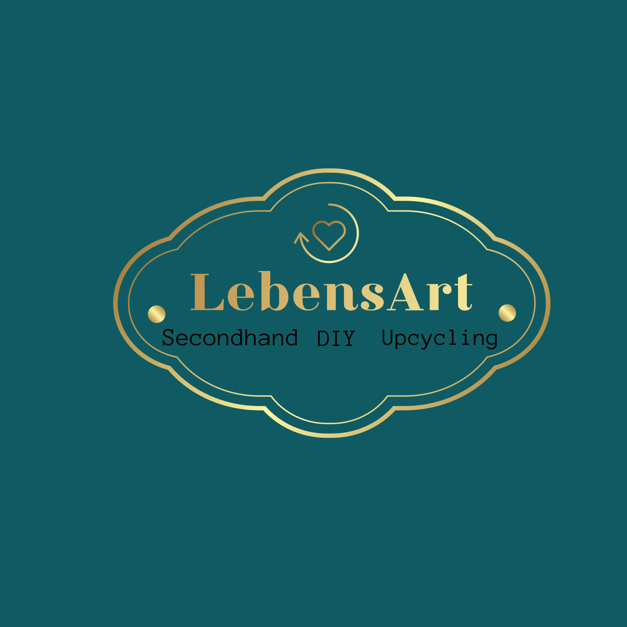 LebensArt Secondhand und Golden Vape-Logo