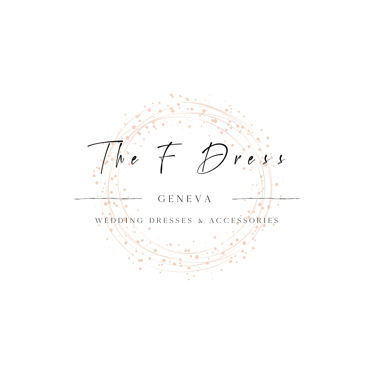 Logo THE F DRESS GENEVA Audrey Dubo