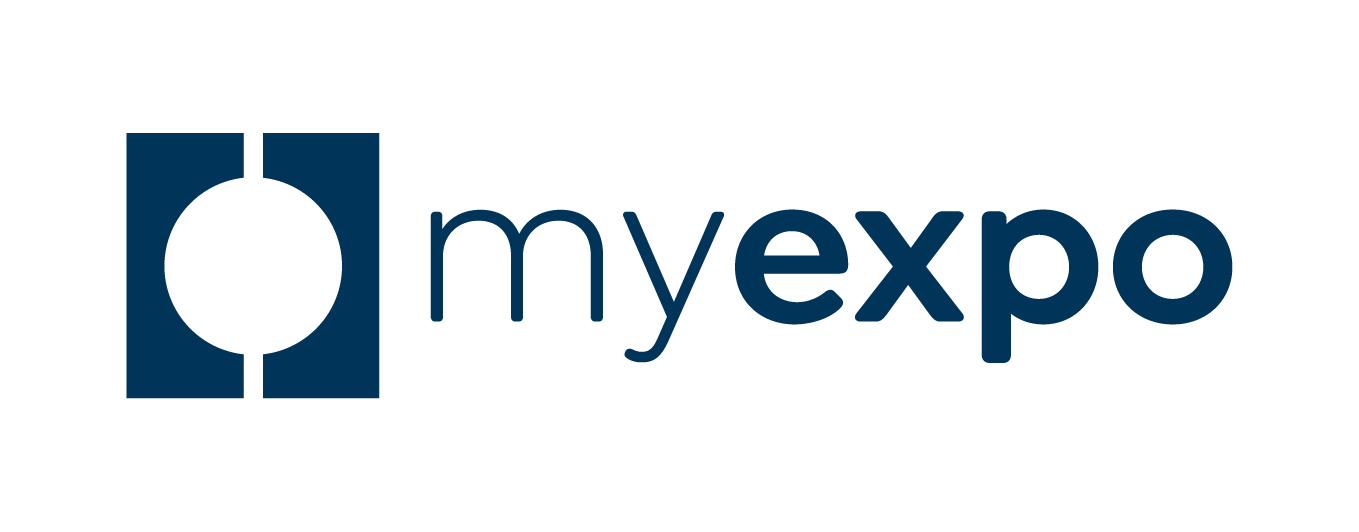 Logo myexpo & Les Acrobates