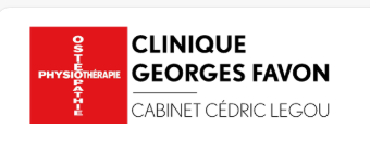 Clinique Georges Favon -Cédric Legou logo