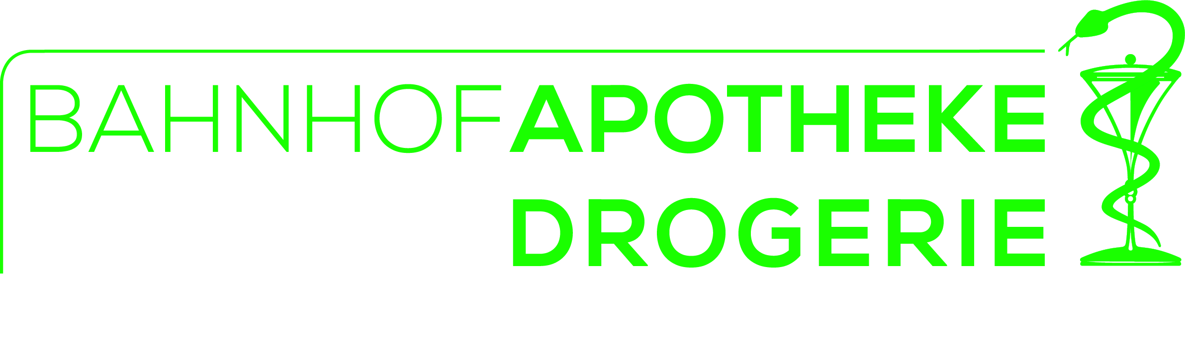 Bahnhof-Apotheke und Drogerie-Logo