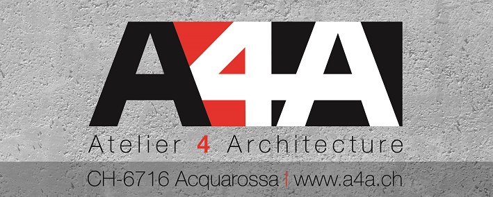 Logo A4A (Atelier 4 Architecture) Sagl