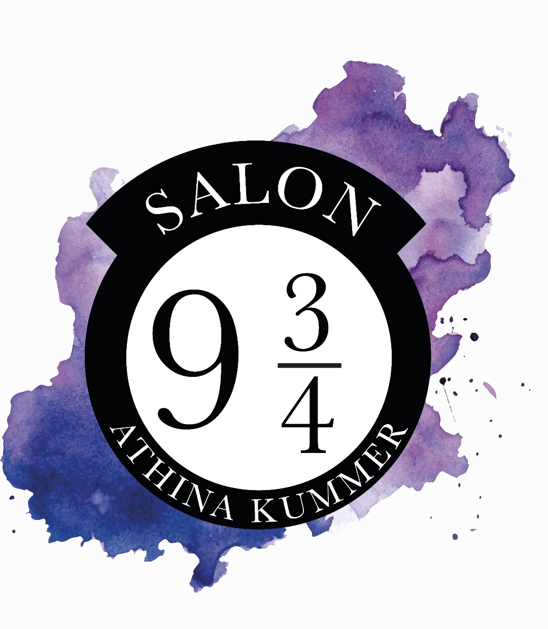 Salon de coiffure 9 3/4-Logo